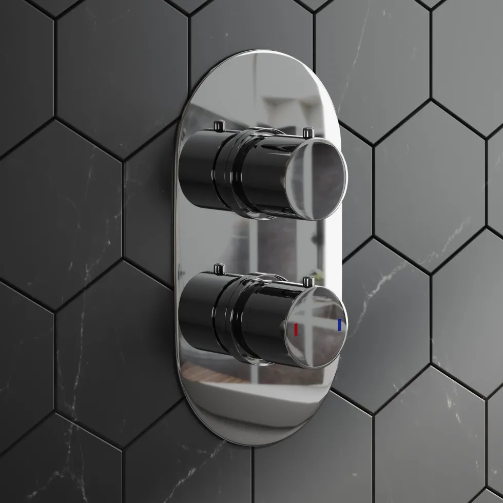 Melanie Concealed Shower Valve & Fixed Shower Head