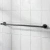 Miller Bond Matt Black Towel Rail - 645mm