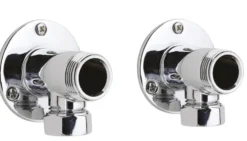 nuie Pair of Backplate Elbow Unions for Bar Shower Valves
