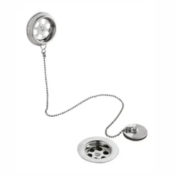 nuie Plug & Chain Bath Waste with Overflow & Retainer