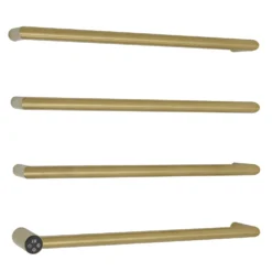 OBI Round Bar Heated Dry Electric Towel Rail
