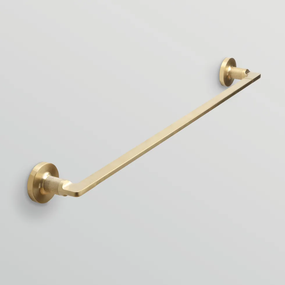 Origins Living Baxter Brushed Brass Towel Rail