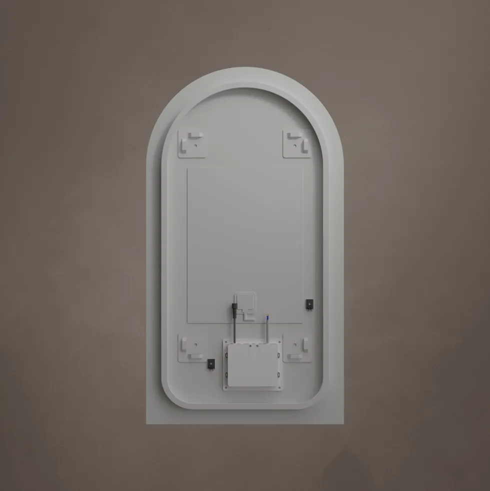 Origins Living Claris Arched LED Illuminated Mirror with Demister Pad & Colour Change Lights