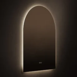 Origins Living Claris Arched LED Illuminated Mirror with Demister Pad & Colour Change Lights