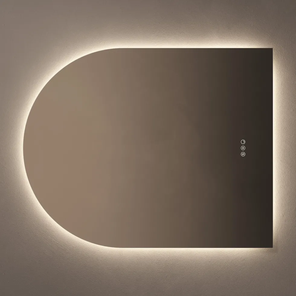 Origins Living Claris Arched LED Illuminated Mirror with Demister Pad & Colour Change Lights