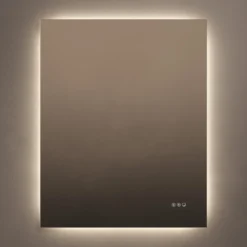 Origins Living Claris Rectangular LED Illuminated Mirror with Demister Pad & Colour Change Lights