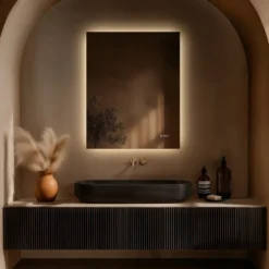 Origins Living Claris Rectangular LED Illuminated Mirror with Demister Pad & Colour Change Lights