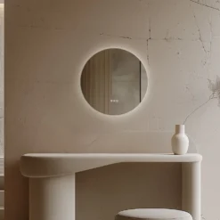 Origins Living Claris Round LED Illuminated Mirror with Demister Pad & Colour Change Lights
