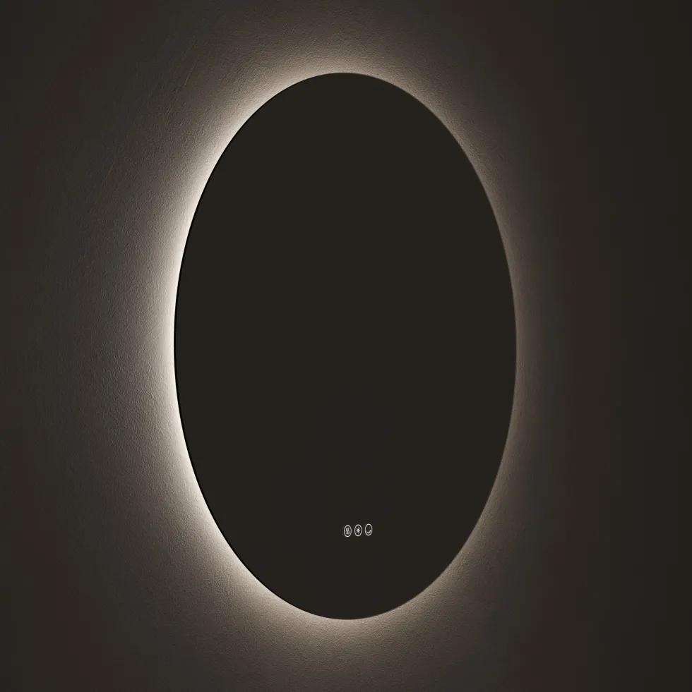 Origins Living Claris Round LED Illuminated Mirror with Demister Pad & Colour Change Lights