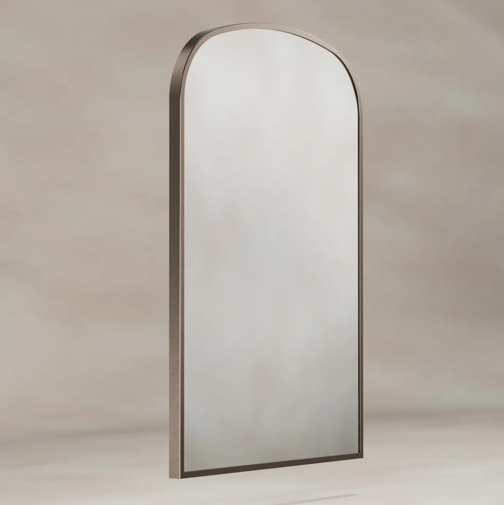 Origins Living Delphine Overmantle Arched Mirror - 600 x 900mm