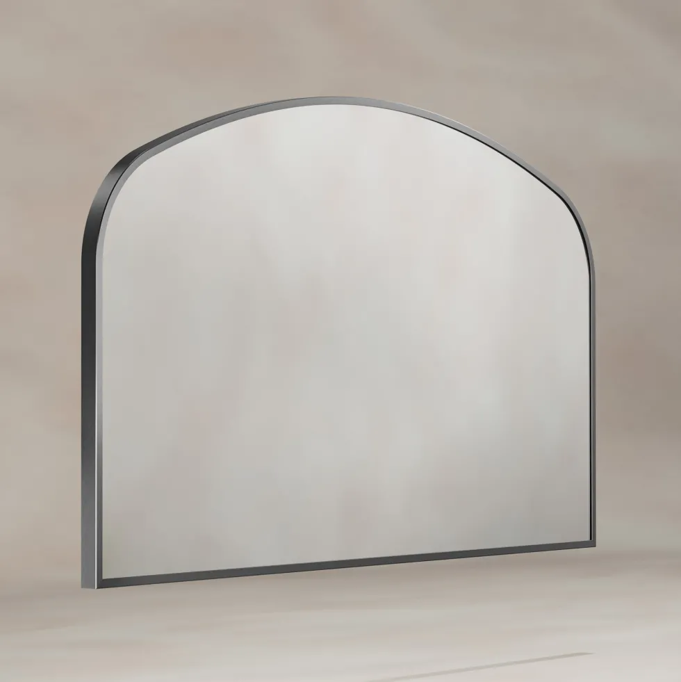 Origins Living Delphine Overmantle Arched Mirror - 1200 x 700mm