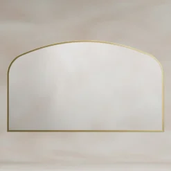 Origins Living Delphine Overmantle Arched Mirror - 1200 x 700mm