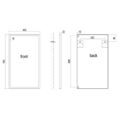 Origins Living Docklands Rectangular Mirror