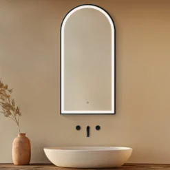 Origins Living Lomax Light Arched LED Illuminated Mirror with Demister Pad