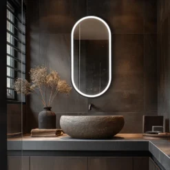 Origins Living Lomax Light Capsule LED Illuminated Mirror with Demister Pad