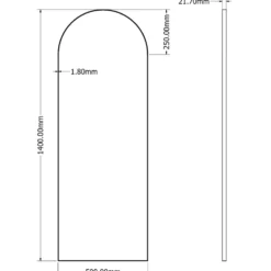 Origins Living Oslo Arch Mirror