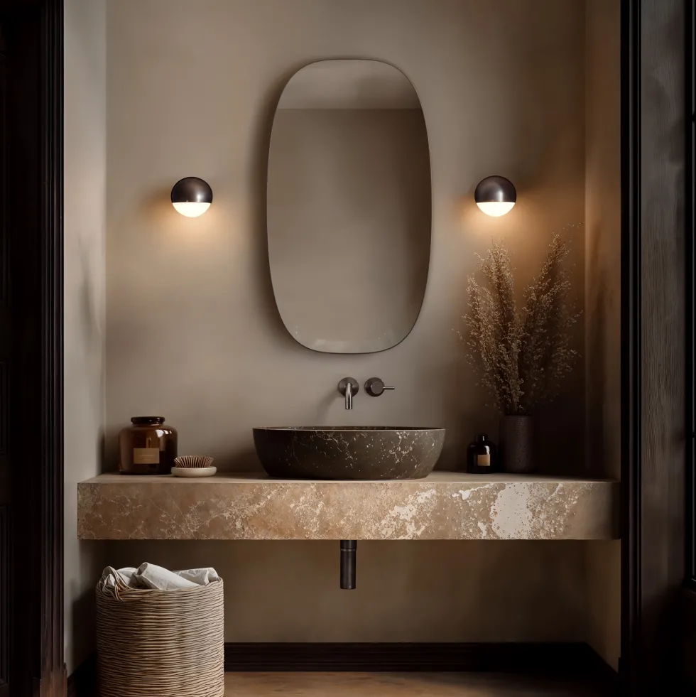 Origins Living Oslo Barrel Mirror - 450 x 800mm