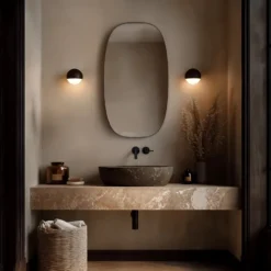Origins Living Oslo Barrel Mirror - 450 x 800mm