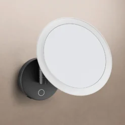 Origins Living Sloane Round LED Illuminated Magnifying Mirror - 215mm