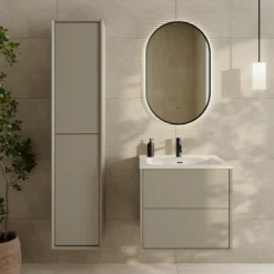 Oslo 1600mm Tall Wall Mounted Storage Unit