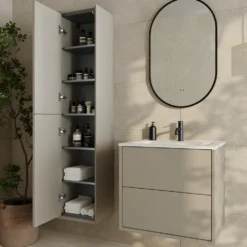 Oslo 1600mm Tall Wall Mounted Storage Unit