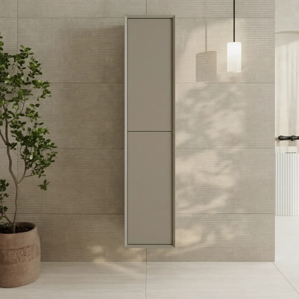Oslo 1600mm Tall Wall Mounted Storage Unit