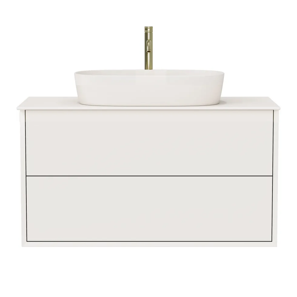 Oslo 1000mm Wall Mounted Vanity Unit & Sintered Stone Countertop