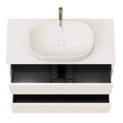 Oslo 1000mm Wall Mounted Vanity Unit & Sintered Stone Countertop