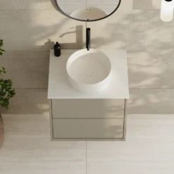 Oslo 600mm Wall Mounted Vanity Unit & Sintered Stone Countertop