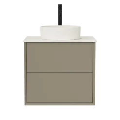 Oslo 600mm Wall Mounted Vanity Unit & Sintered Stone Countertop