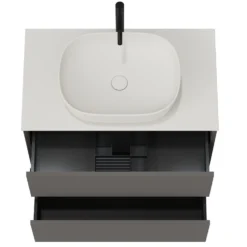 Oslo 800mm Wall Mounted Vanity Unit & Sintered Stone Countertop