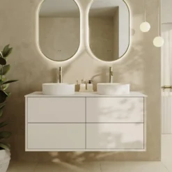 Oslo 1200mm Wall Mounted Vanity Unit & Sintered Stone Countertop