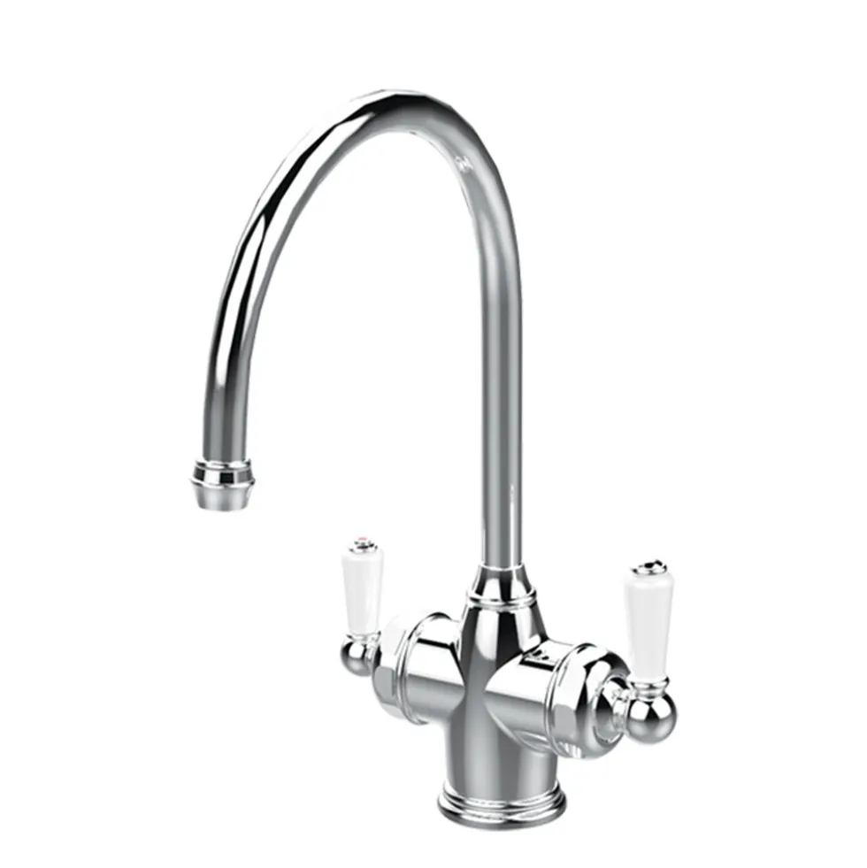 Perrin & Rowe Phoenician C Spout 3-in-1 Instant Hot Water Mixer Tap