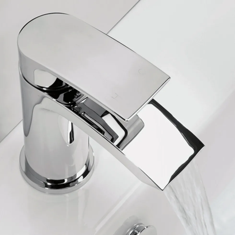 Proflow Tiera Waterfall Basin Mixer with Clicker Waste