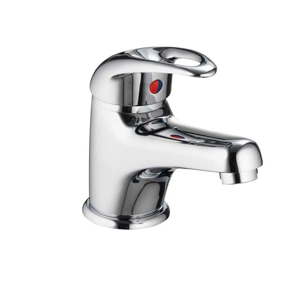 Pura DV8 Eco Mini Basin Mixer with Clicker Waste