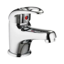Pura DV8 Eco Mono Basin Mixer with Clicker Waste