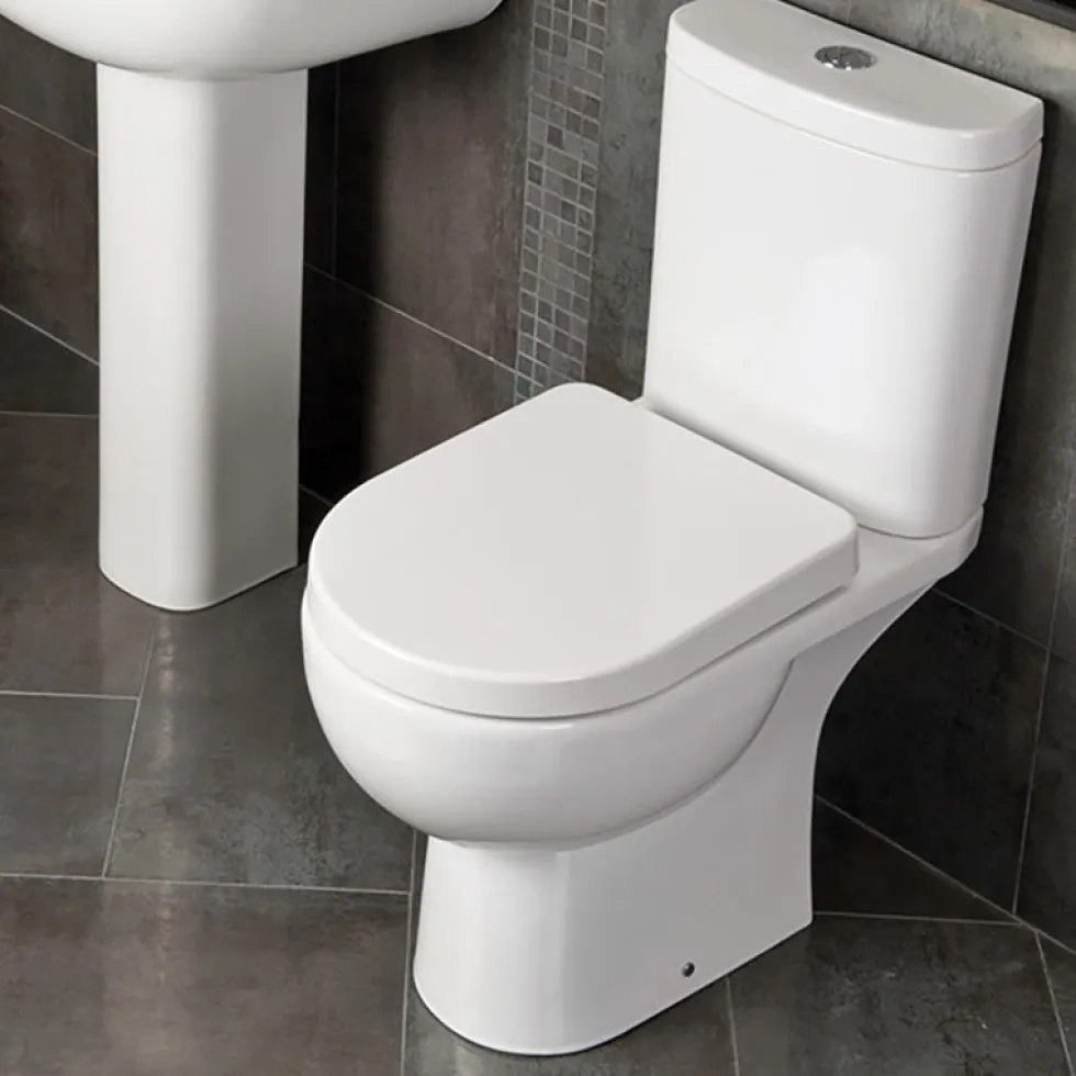 Rak Tonique Close Coupled Toilet & Soft Close Seat