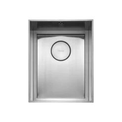 Rangemaster Baseline 1 Bowl Undermount Polished Stainless Steel Sink & Waste -  360 x 460mm          Â