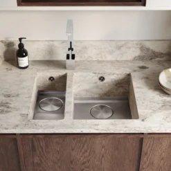 Rangemaster Baseline 1 Bowl Undermount Polished Stainless Steel Sink & Waste -  360 x 460mm           