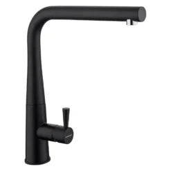 Rangemaster Conical Single Lever Mono Kitchen Mixer Tap - Matt Black