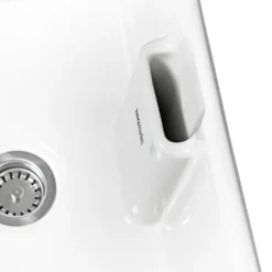 Rangemaster Grange Belfast 1 Bowl Gloss White Fireclay Ceramic Kitchen Sink & Waste - 595 x 455mm