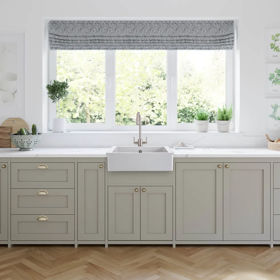 Rangemaster Hartland Belfast 1 Bowl Gloss White Fireclay Ceramic Kitchen Sink & Waste - 622 x 494mm