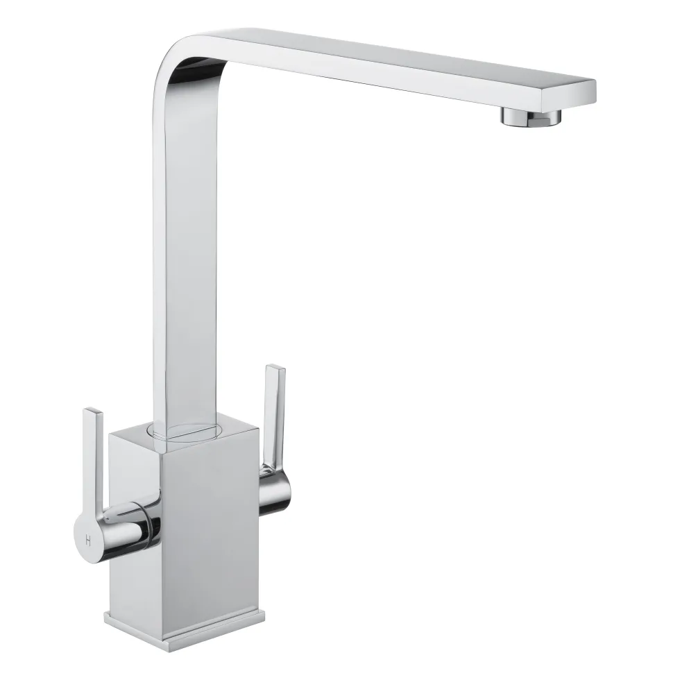 Rangemaster Quadrant Dual Lever Contemporary Monobloc Kitchen Sink Mixer Tap