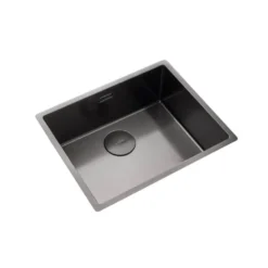Rangemaster Spectra 1 Bowl Inset or Undermount Stainless Steel Kitchen Sink & Waste - 540 x 440mm