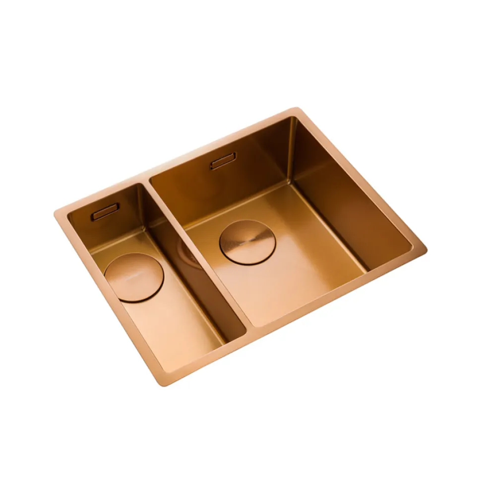 Rangemaster Spectra 1.5 Bowl Inset or Undermount Stainless Steel Kitchen Sink & Waste - 555 x 440mm