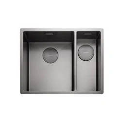 Rangemaster Spectra 1.5 Bowl Inset or Undermount Stainless Steel Kitchen Sink & Waste - 555 x 440mm