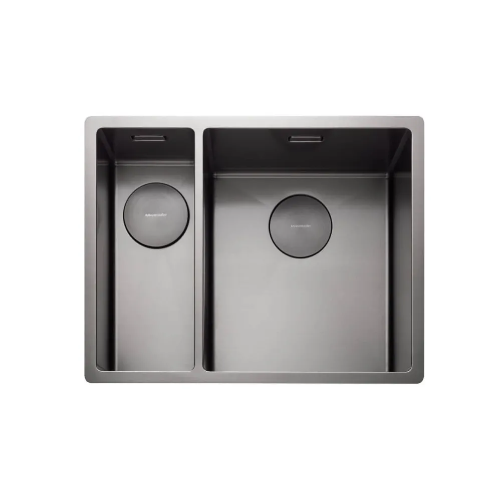 Rangemaster Spectra 1.5 Bowl Inset or Undermount Stainless Steel Kitchen Sink & Waste - 555 x 440mm