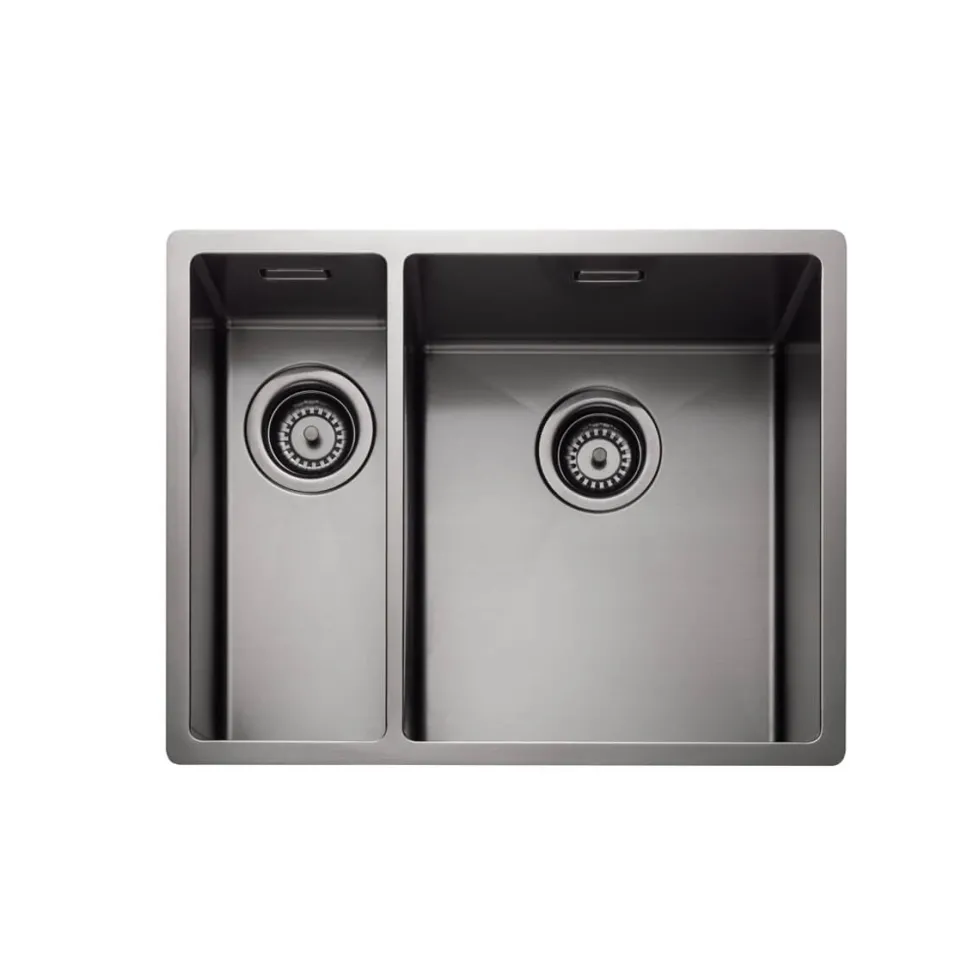 Rangemaster Spectra 1.5 Bowl Inset or Undermount Stainless Steel Kitchen Sink & Waste - 555 x 440mm