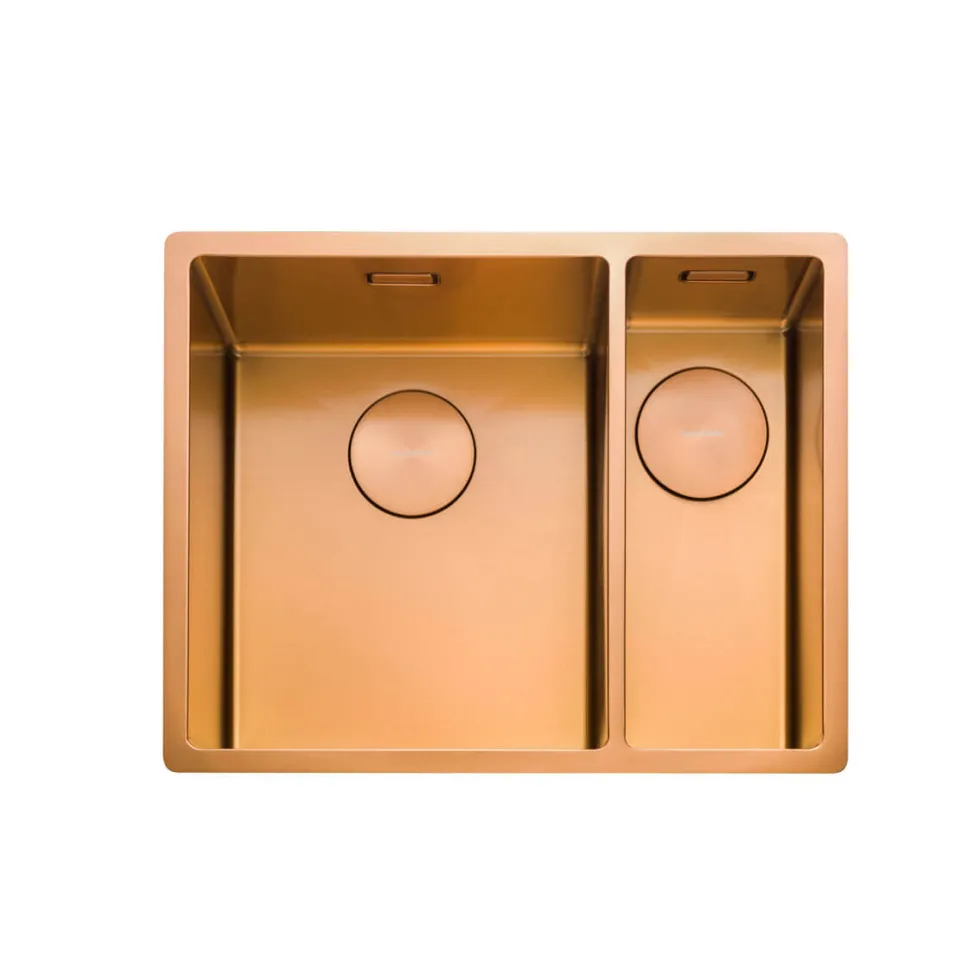 Rangemaster Spectra 1.5 Bowl Inset or Undermount Stainless Steel Kitchen Sink & Waste - 555 x 440mm