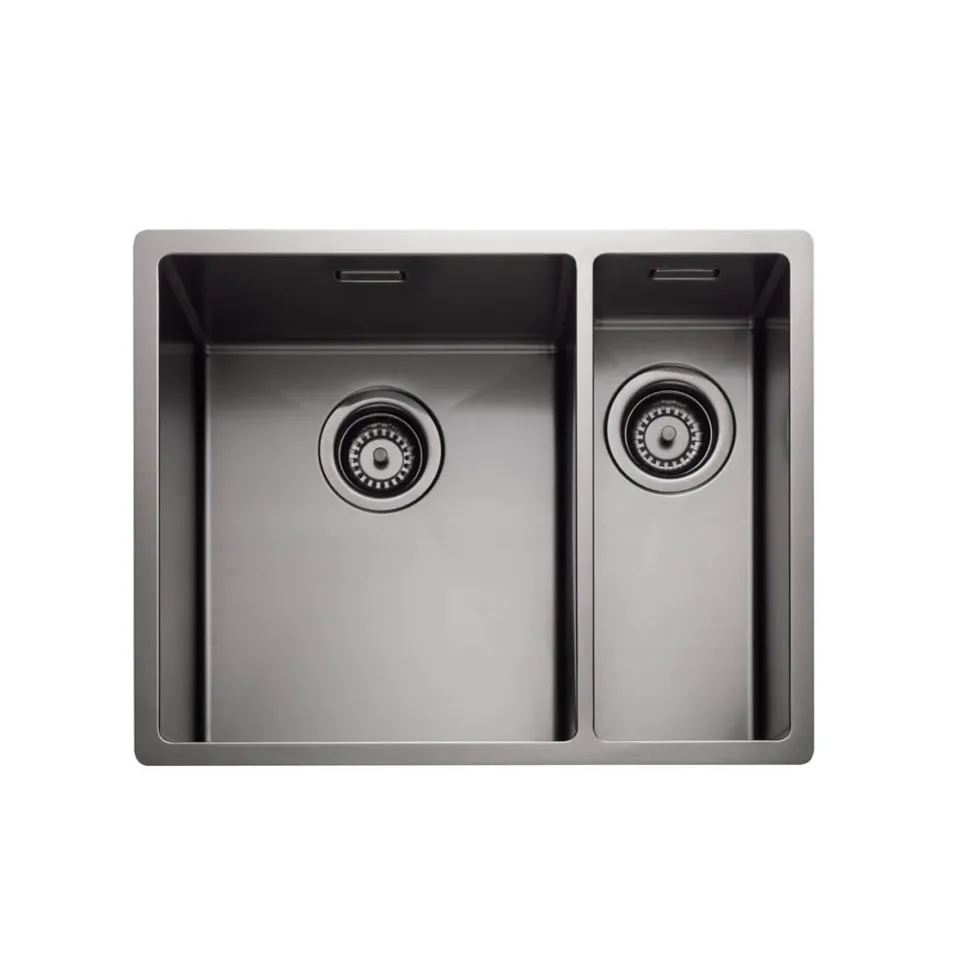 Rangemaster Spectra 1.5 Bowl Inset or Undermount Stainless Steel Kitchen Sink & Waste - 555 x 440mm